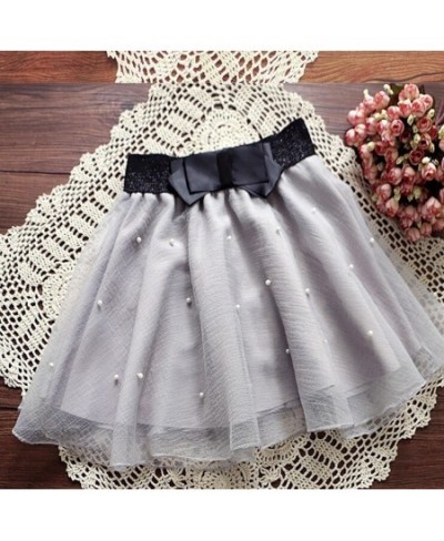 Fashion Women's Skirt Beads High Waist Skirt Pleated Floral Short Mini Skirt Skater Women Knee-Length Skirts $23.50 - Skirts