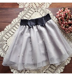 Fashion Women's Skirt Beads High Waist Skirt Pleated Floral Short Mini Skirt Skater Women Knee-Length Skirts $23.50 - Skirts