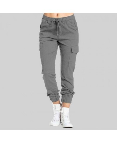 Large Size Cargo Pants Women Casual Jogger Pants Women Sweatpants Ladies Trousers Oversize Joggers Pants For Women 4XL $30.85...