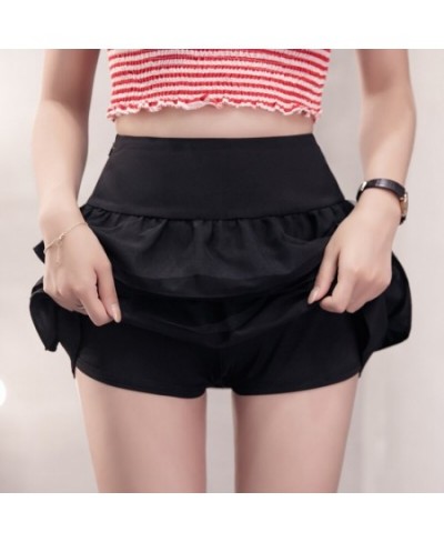 2023 Korean version of the new skirt women's high waist pleated puffy cake skirt anti-glare mini skirt DQ1236 $43.75 - Skirts