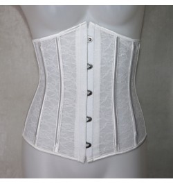 Sexy Corset Underbust Women Gothic Corset Top Curve Shaper Modeling Strap Slimming Waist Belt Lace Corsets Bustiers Black Whi...