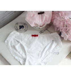 100% Real Photoes 2nd shipping free M L XL Lovely Cute Lolita Kawaii Princess Dots Printing Cotton Chiffon Underwear Brief $1...