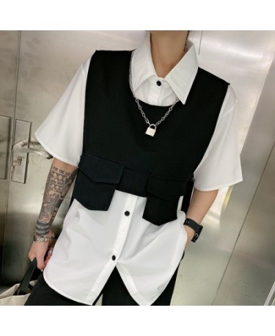 Vests Waistcoats Women Design Leisure Summer Streetwear Trendy Ulzzang All-match Teens Simple Clothing Pockets Outwear Ladies...