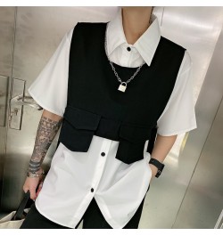 Vests Waistcoats Women Design Leisure Summer Streetwear Trendy Ulzzang All-match Teens Simple Clothing Pockets Outwear Ladies...