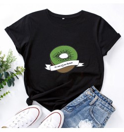 It's None of Your Business Half A Kiwi Women T-shirt Cotton O-neck T Shirt for Women Short Sleeve Casual Tshirt Women $23.88 ...