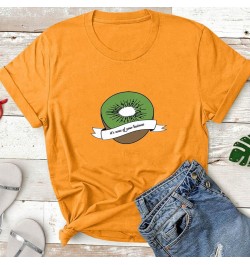 It's None of Your Business Half A Kiwi Women T-shirt Cotton O-neck T Shirt for Women Short Sleeve Casual Tshirt Women $23.88 ...