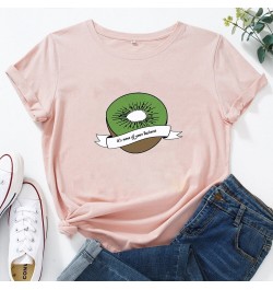 It's None of Your Business Half A Kiwi Women T-shirt Cotton O-neck T Shirt for Women Short Sleeve Casual Tshirt Women $23.88 ...