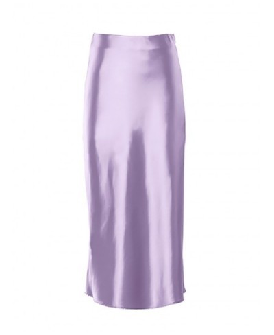 Satin Midi Skirt $29.25 - Skirts