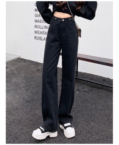 vintage spring 2022 womens fashion high waist Women's Wide leg jeans baggy woman denim long Pants jean mom jeans trousers $41...