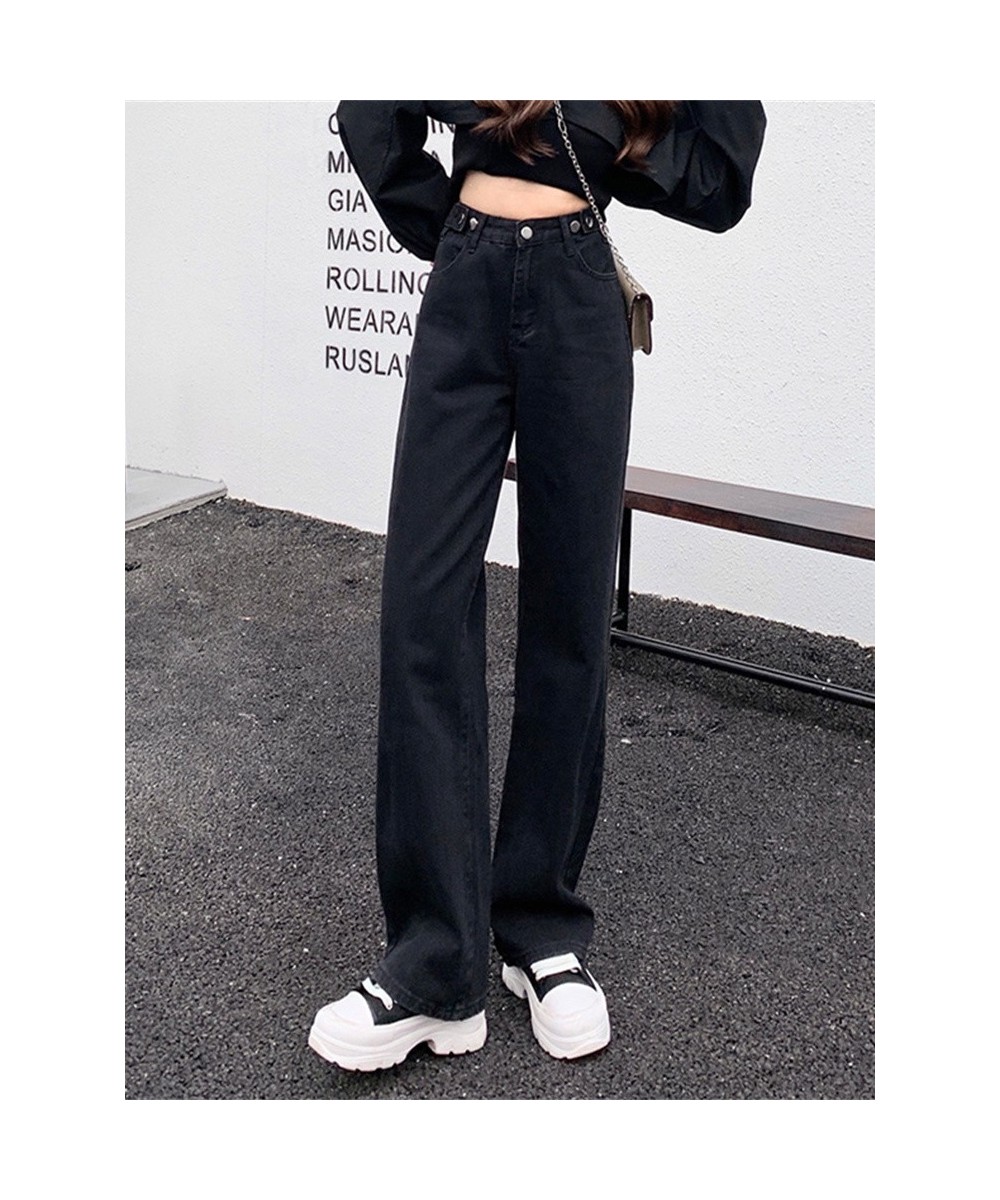 vintage spring 2022 womens fashion high waist Women's Wide leg jeans baggy woman denim long Pants jean mom jeans trousers $41...