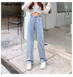 vintage spring 2022 womens fashion high waist Women's Wide leg jeans baggy woman denim long Pants jean mom jeans trousers $41...