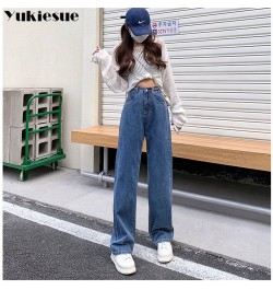 vintage spring 2022 womens fashion high waist Women's Wide leg jeans baggy woman denim long Pants jean mom jeans trousers $41...