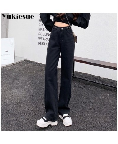 vintage spring 2022 womens fashion high waist Women's Wide leg jeans baggy woman denim long Pants jean mom jeans trousers $41...