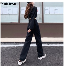 vintage spring 2022 womens fashion high waist Women's Wide leg jeans baggy woman denim long Pants jean mom jeans trousers $41...