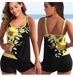 2022 Women Plus Size High Waisted Tankini Sets Sexy Swimsuit Monokini Two Pieces Swimwear Women 2022 New Beach Bathing Suits ...