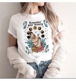 Women Eyes Art Printing Tshirt Fashion 90s Cute Witch Magic Short Sleeve Lady Clothes Tops Tees Print Female Tshirt T-Shirt $...