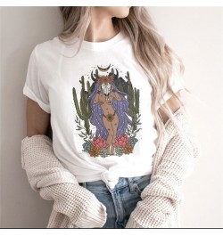 Women Eyes Art Printing Tshirt Fashion 90s Cute Witch Magic Short Sleeve Lady Clothes Tops Tees Print Female Tshirt T-Shirt $...