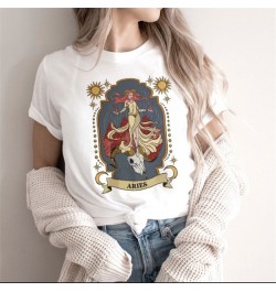 Women Eyes Art Printing Tshirt Fashion 90s Cute Witch Magic Short Sleeve Lady Clothes Tops Tees Print Female Tshirt T-Shirt $...