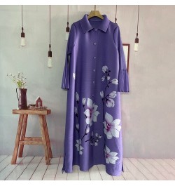 Miyake Wrinkle 2023 New Elegant Foreign Style Printing/hot Drill Loose Medium Length Women's Dress Cross Border Spring $74.99...