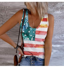 Women's Street Casual Strap Tank Top Sports Stripe Tank Top Jelly Color $29.95 - Underwear