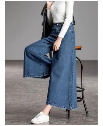 Summer Baggy Jeans Women High Waist Wide Leg Jeans For Women Fashion Denim Pants Loose Straight Denim Culottes $57.08 - Jeans