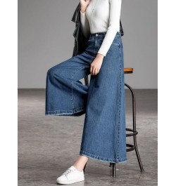 Summer Baggy Jeans Women High Waist Wide Leg Jeans For Women Fashion Denim Pants Loose Straight Denim Culottes $57.08 - Jeans