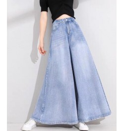 Summer Baggy Jeans Women High Waist Wide Leg Jeans For Women Fashion Denim Pants Loose Straight Denim Culottes $57.08 - Jeans