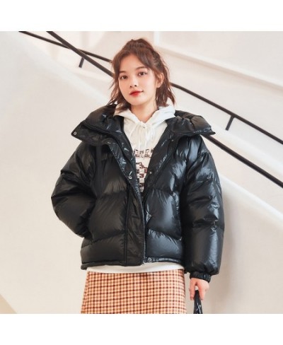 90% Down Jacket Windproof Winter Hooded Coat Warm Women Snow Clothes Loose Long Female Down Coat $99.80 - Jackets & Coats