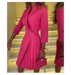 Autumn Shirt Dress Women Vintage Print Long Sleeve Mini Dresses For Women Fashion Turn Down Collar Lace Up Party Dress $52.81...