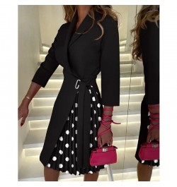 Autumn Shirt Dress Women Vintage Print Long Sleeve Mini Dresses For Women Fashion Turn Down Collar Lace Up Party Dress $52.81...