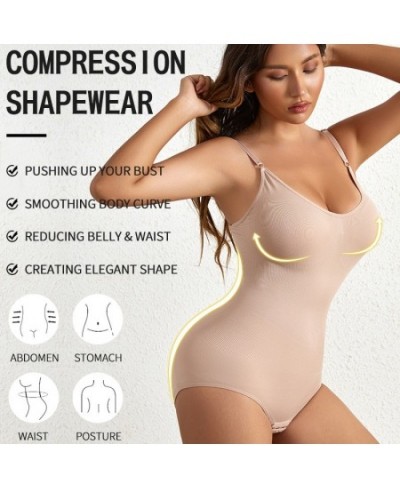 Plus Size 3XL Compression Belly Control Vest Bodysuit Women Body Shaper Shapewear Open-Crotch Slimming Underwear Stretch Cott...