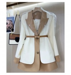 2023 The NewUnique Chic and Super-Beautiful. Age-Reducing French High-grade Fake Two-Piece Suit Long Sleeve Jacket Trend M108...