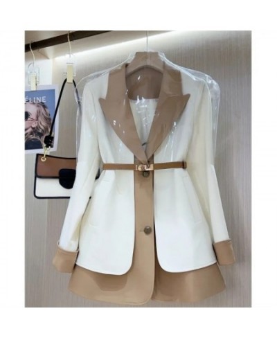 2023 The NewUnique Chic and Super-Beautiful. Age-Reducing French High-grade Fake Two-Piece Suit Long Sleeve Jacket Trend M108...