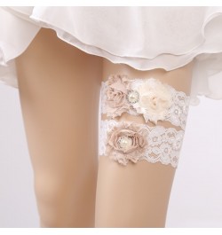 Women Garters White Female Wedding Garters for bride Lady Lace Bridal Leg Garters Thigh Rings 1pcs/set $17.46 - Underwear