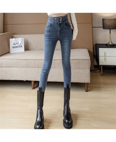 New Women Jeans 2023 Autumn Elastic Pencil Trousers High Waist Ladies Tight Clothing Slim Fit Casual Skinny Denim Pants Women...