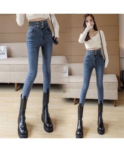 New Women Jeans 2023 Autumn Elastic Pencil Trousers High Waist Ladies Tight Clothing Slim Fit Casual Skinny Denim Pants Women...