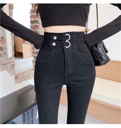 New Women Jeans 2023 Autumn Elastic Pencil Trousers High Waist Ladies Tight Clothing Slim Fit Casual Skinny Denim Pants Women...