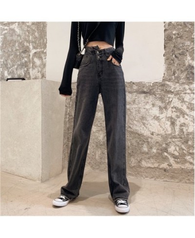 Black Jeans Woman Y2k Women's Pants Female Clothing Streetwear Korean Fashion Vintage Clothes Denim Straight Leg Jeans 2022 $...