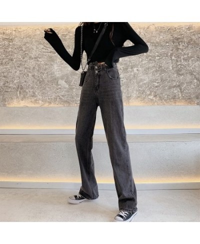 Black Jeans Woman Y2k Women's Pants Female Clothing Streetwear Korean Fashion Vintage Clothes Denim Straight Leg Jeans 2022 $...