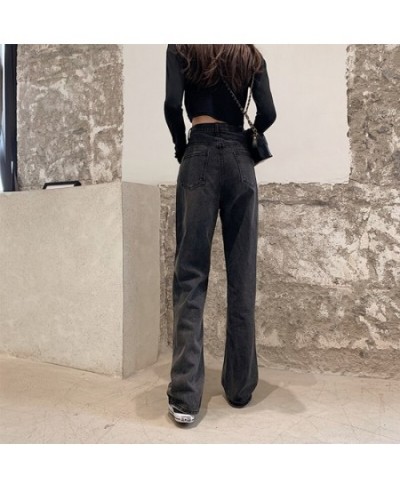 Black Jeans Woman Y2k Women's Pants Female Clothing Streetwear Korean Fashion Vintage Clothes Denim Straight Leg Jeans 2022 $...