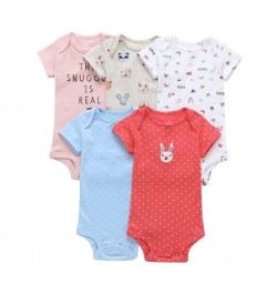 Newborn Baby Girl Clothes Baby Boy Girl Romper 2023 Summer Fall 100% Cotton Overall Infant Bebe Kid Boy Girl Jumpsuit 5PCS/LO...