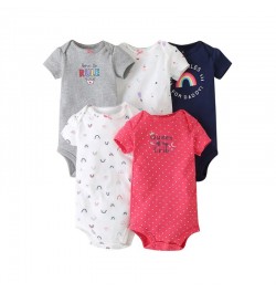 Newborn Baby Girl Clothes Baby Boy Girl Romper 2023 Summer Fall 100% Cotton Overall Infant Bebe Kid Boy Girl Jumpsuit 5PCS/LO...