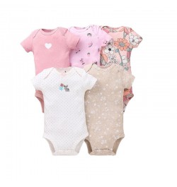 Newborn Baby Girl Clothes Baby Boy Girl Romper 2023 Summer Fall 100% Cotton Overall Infant Bebe Kid Boy Girl Jumpsuit 5PCS/LO...