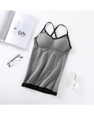 Seamless Tube Top Women Lingerie Vest Fashion Pure Colour Cross Straps Summer Tank Tops One-piece Underwear Camisoles $20.63 ...