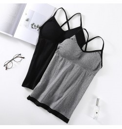 Seamless Tube Top Women Lingerie Vest Fashion Pure Colour Cross Straps Summer Tank Tops One-piece Underwear Camisoles $20.63 ...