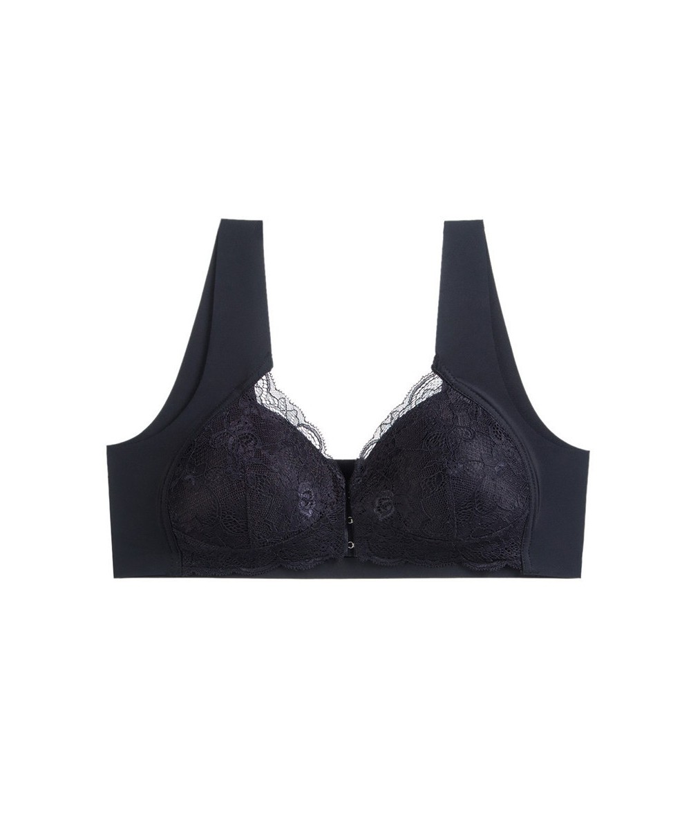 Women Push Up Bra Lace Bra Lingerie Brassiere Solid Color Classic Firm Support Non Wired Front Fastening Women Underwear $18....