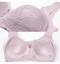 Women Push Up Bra Lace Bra Lingerie Brassiere Solid Color Classic Firm Support Non Wired Front Fastening Women Underwear $18....