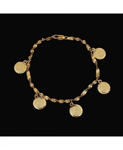 Trendy Money Coin Bracelet Gold Color Muslim Religious Coins Bracelet Jewelry For Women Men Girls $13.07 - Muslim Fashion Clo...