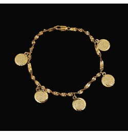 Trendy Money Coin Bracelet Gold Color Muslim Religious Coins Bracelet Jewelry For Women Men Girls $13.07 - Muslim Fashion Clo...