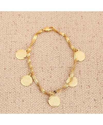 Trendy Money Coin Bracelet Gold Color Muslim Religious Coins Bracelet Jewelry For Women Men Girls $13.07 - Muslim Fashion Clo...